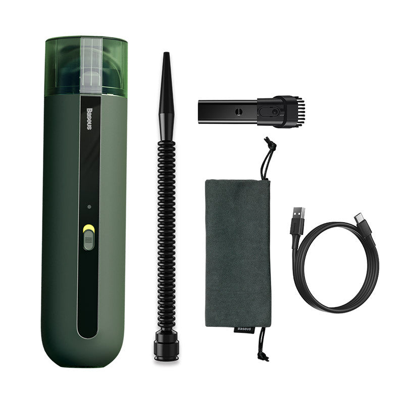 Car vacuum with HEPA filter and attachments