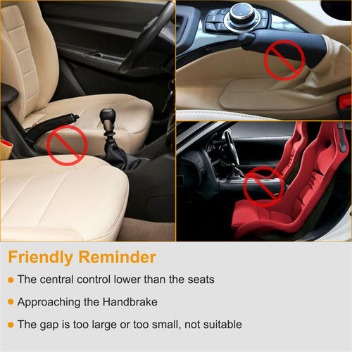 Seat gap cup holder organizer installed between car seat and console